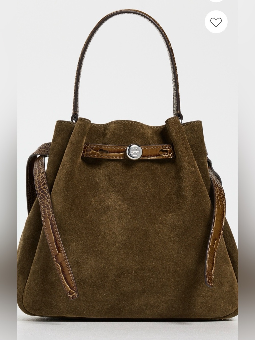 Tory Burch Romy Suede Bucket Bag